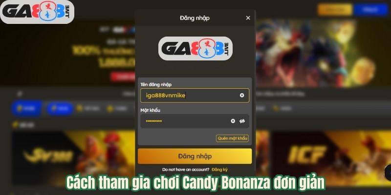 Cách tham gia chơi Candy Bonanza đơn giản