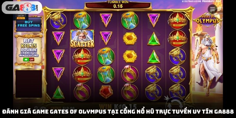 Đánh giá game Gates of Olympus tại cổng nổ hũ trực tuyến uy tín ga888