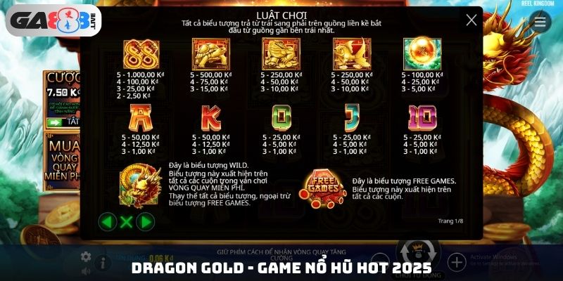 Dragon Gold - Game nổ hũ hot 2025