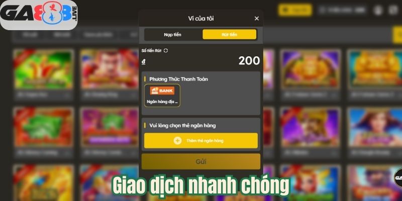 Giao dịch nhanh chóng