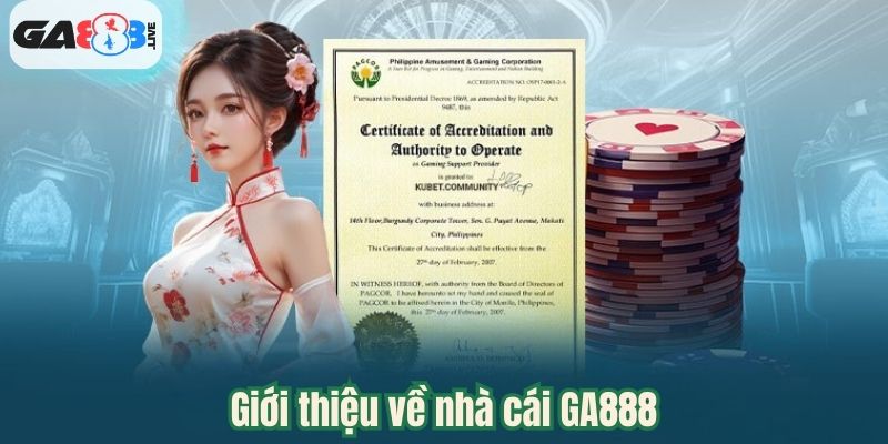 Giới thiệu về nhà cái GA888