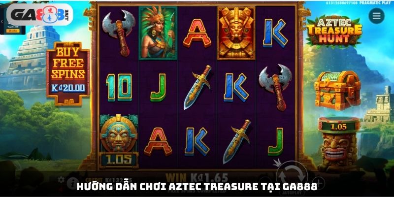 Hướng dẫn chơi Aztec Treasure tại ga888