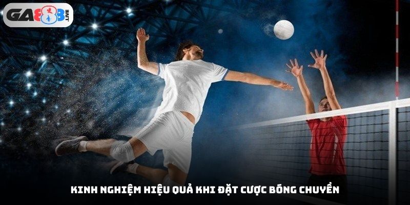 Kinh nghiệm hiệu quả khi đặt cược bóng chuyền