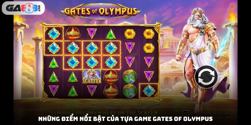 Những điểm nổi bật của tựa game Gates of Olympus