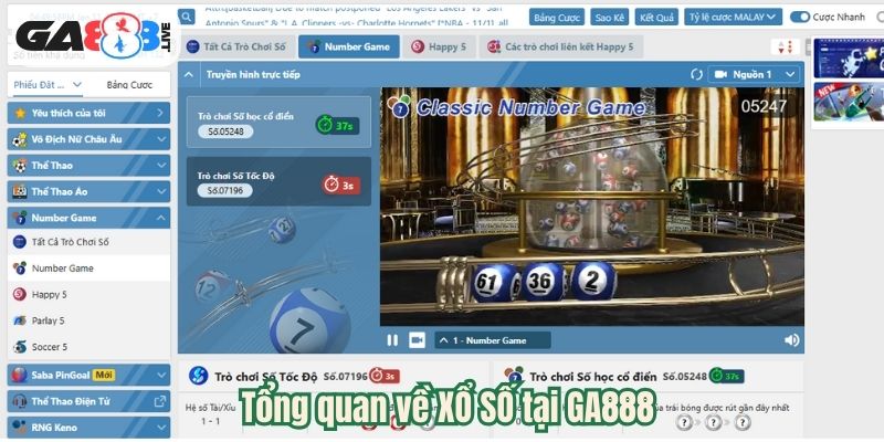 Tổng quan về XỔ SỐ tại GA888